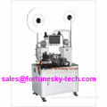 Automatic cut-to-length strip flat ribbon cable terminal crimping machine